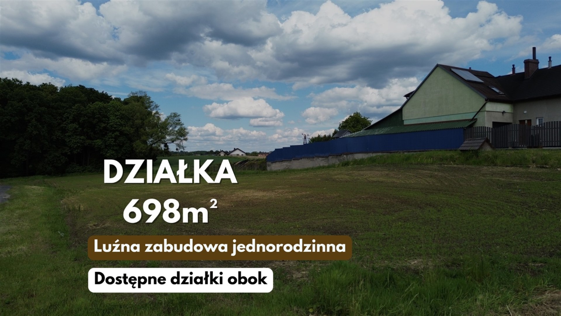 Działka na sprzedaż